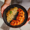 Langostinos con Salsa