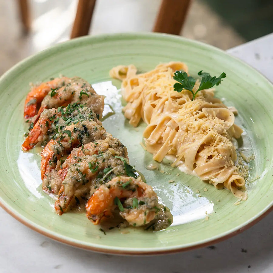 Langostinos con Salsa