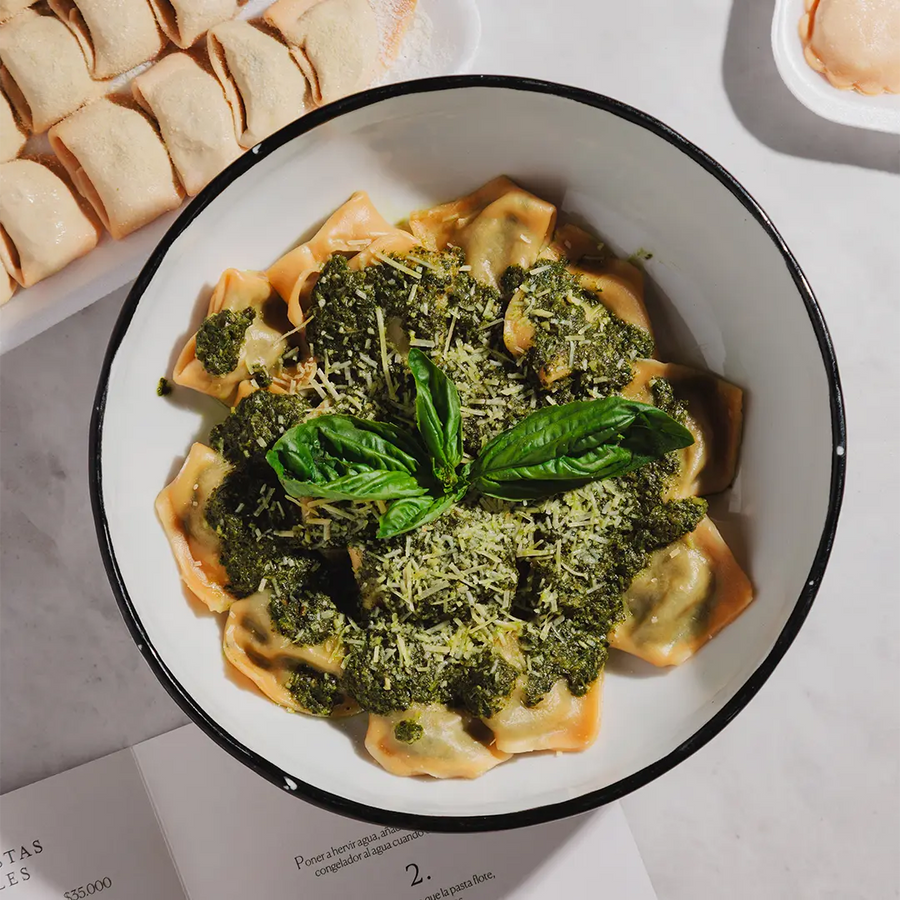Tortelli de Ricotta y Espinaca